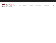 Tablet Screenshot of novecta.se